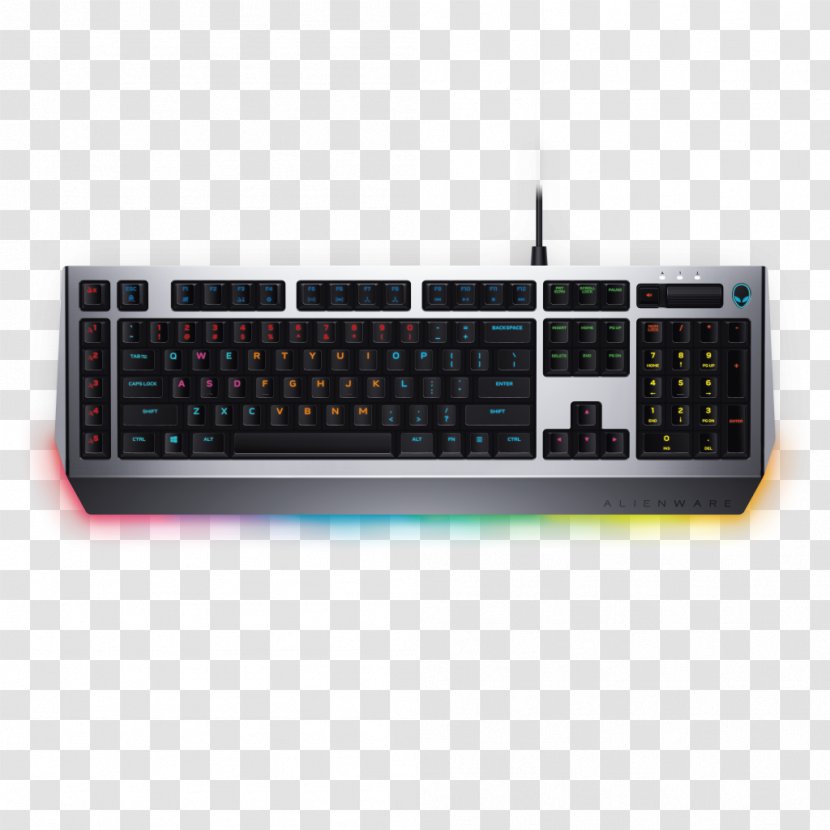 Computer Keyboard Dell Mouse Alienware Gaming Keypad - Personal Transparent PNG
