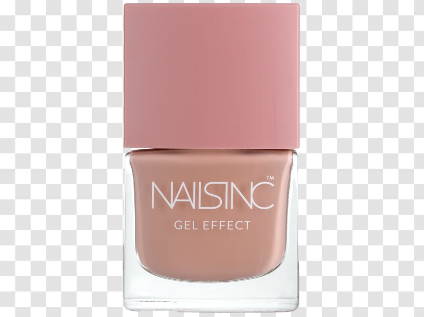 Nails Inc Gel Effect Nail Polish Lacquer Covent Garden - Bottle Transparent PNG