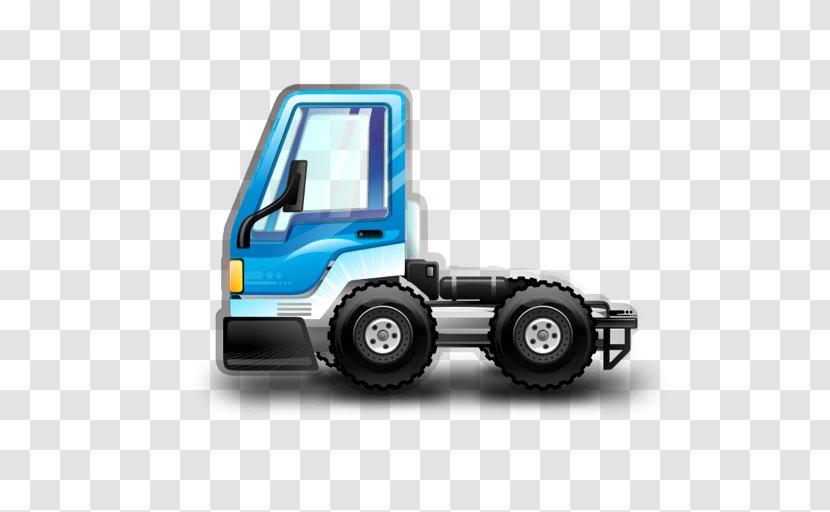 Wheel Machine Automotive Exterior Model Car - City Truck Blue Transparent PNG