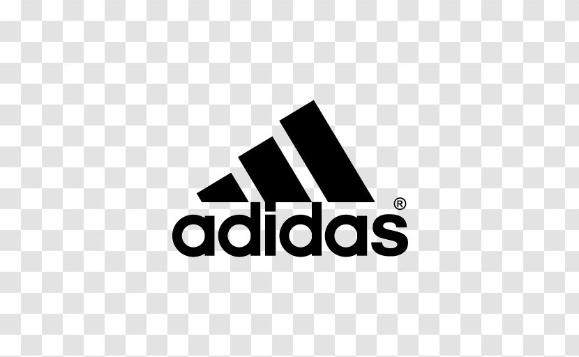 Adidas Logo Tee Girls Brand Shoe - Black And White Transparent PNG