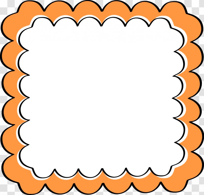 Picture Frames Orange Clip Art - Computer Software - Cliparts Transparent PNG