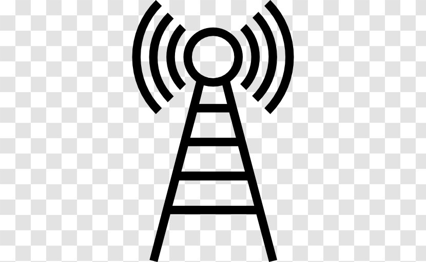 Telecommunications Tower Aerials Radio - Signal Transparent PNG