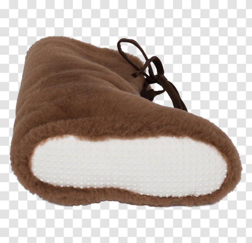Slipper Shoe Fur - Brown - Camel Transparent PNG