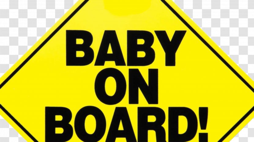 Baby On Board Infant Sticker Traffic Sign Child - Brand Transparent PNG