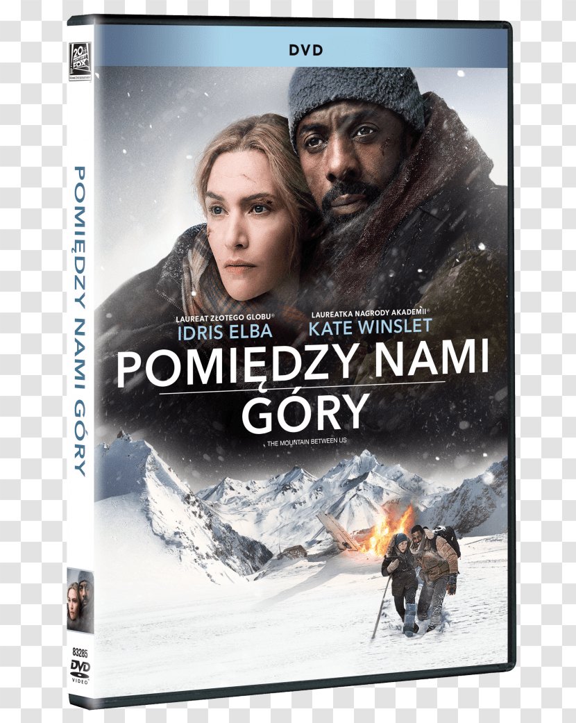 Idris Elba Kate Winslet The Mountain Between Us Blu-ray Disc DVD - Trailer - Dvd Transparent PNG