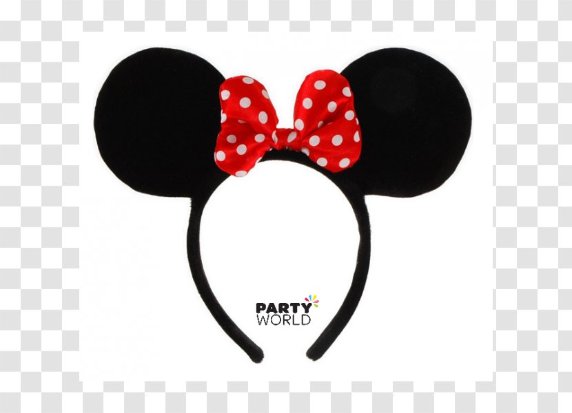 Minnie Mouse Mickey Headband Costume Child - Clothing Accessories Transparent PNG