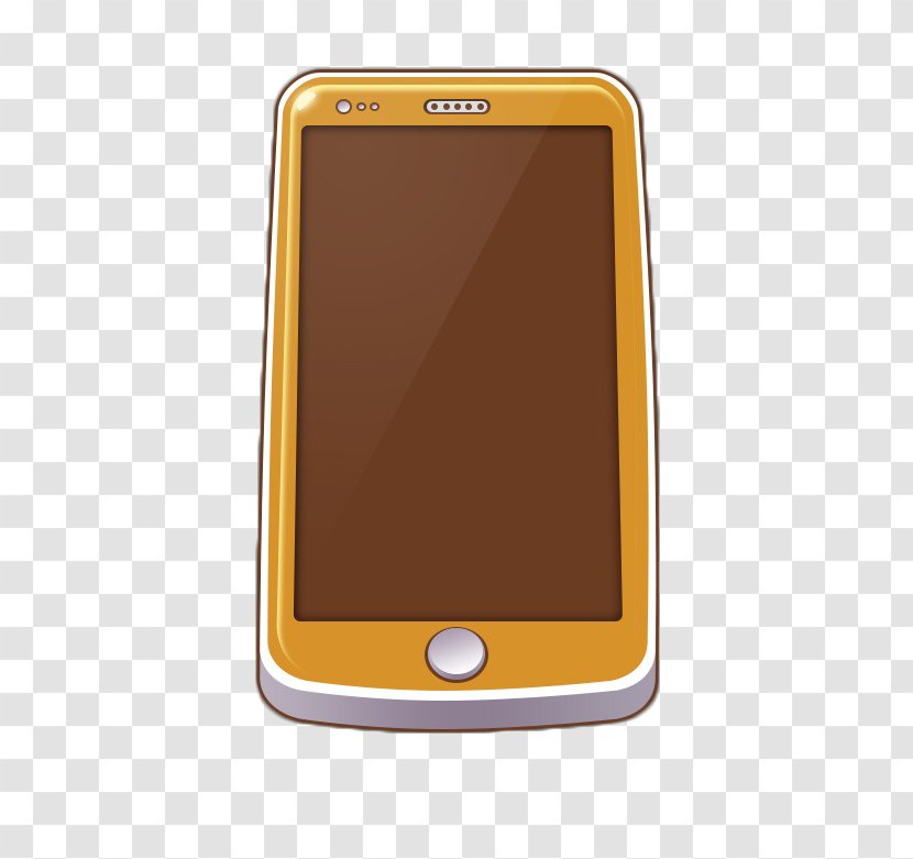 Feature Phone Smartphone Mobile Accessories Cellular Network - Text Messaging - Apple Creative Cartoon Free Buckle Transparent PNG