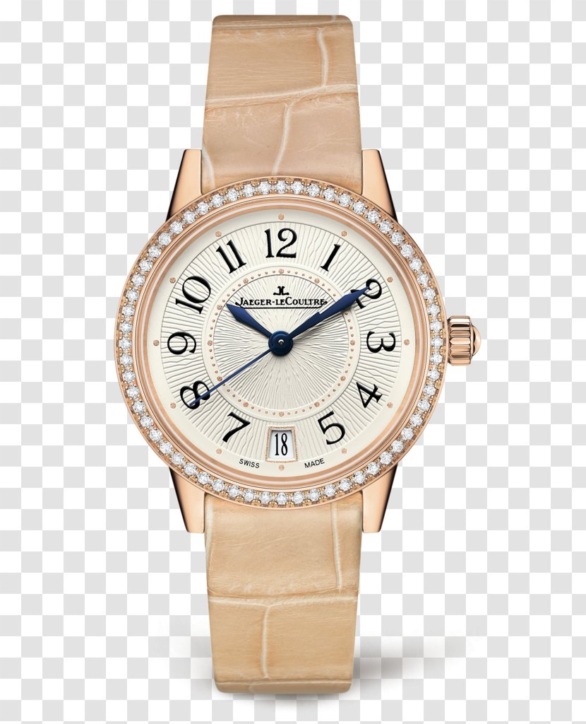Jaeger-LeCoultre Watchmaker Strap Diamond - Movement - Rose Gold Mechanical Watches Female Form Transparent PNG