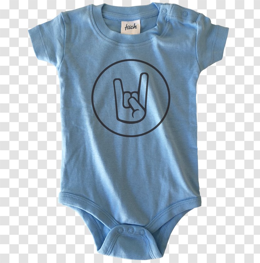 Baby & Toddler One-Pieces T-shirt Bodysuit Sleeve Diaper - Clothing - Rock And Roll Transparent PNG