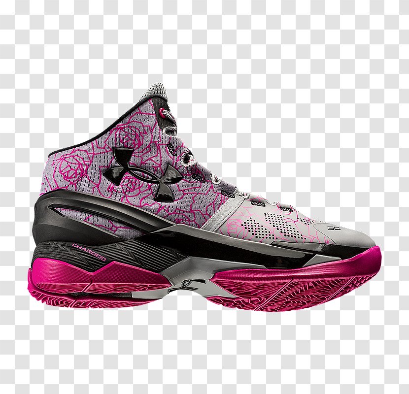 Under Armour Curry 2 Mother's Day Kids' Grade-School Basketball Shoes UA Mothers - Athletic Shoe Transparent PNG