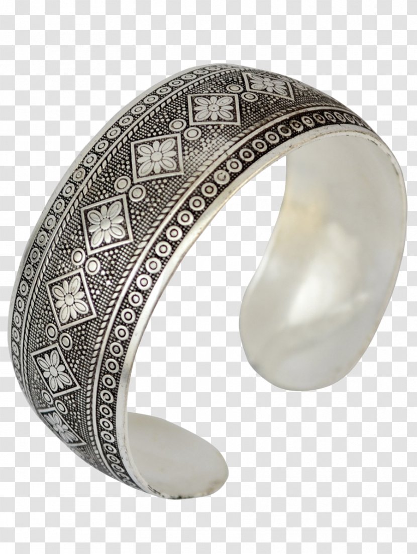 Bangle Silver Bracelet Woman Jewellery - Plating Transparent PNG