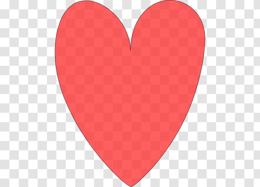 Red Heart Pattern - Cartoons Hearts Transparent PNG