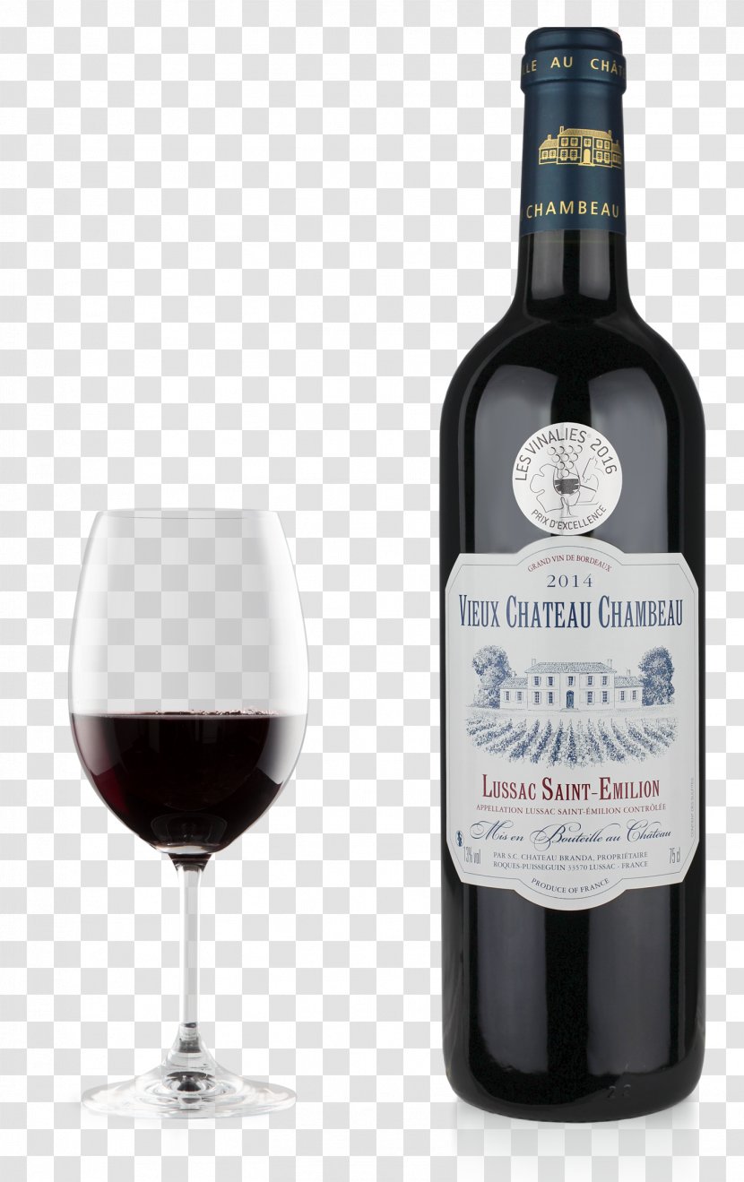 Chateau BRANDA ~ Puisseguin Saint-Emilion Wine Puisseguin-Saint-Émilion AOC Liqueur Lussac-Saint-Émilion - Vintage Transparent PNG