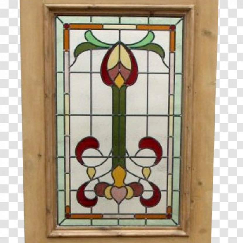Stained Glass Window Door Transparent PNG