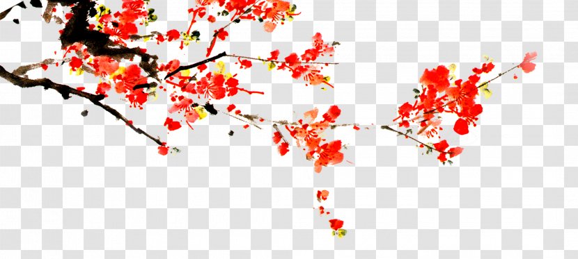 IPhone X Chinese New Year Lantern Pixel - Branch - Plum Flower Transparent PNG