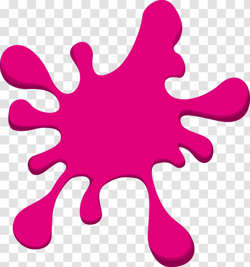 Sticker Splash Clip Art - Pink - Water Transparent PNG