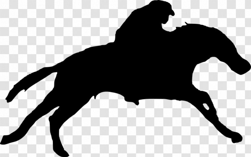 Mustang Silhouette Equestrian Stallion Clip Art - Horse Show Transparent PNG