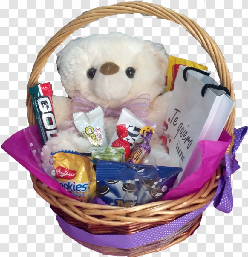 Food Gift Baskets Stuffed Animals & Cuddly Toys Hamper Wicker - Frame Transparent PNG