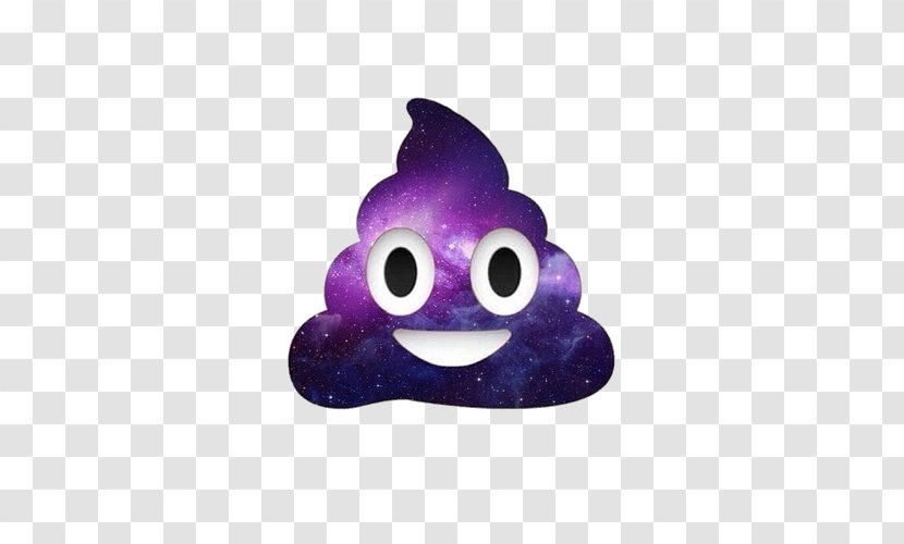 Pile Of Poo Emoji Feces T-shirt Sticker - Purple Transparent PNG