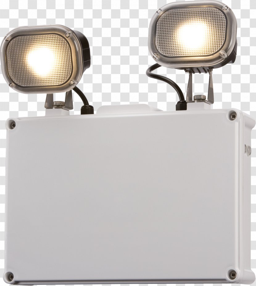 Emergency Lighting Light-emitting Diode Light Fixture - Incandescent Bulb Transparent PNG
