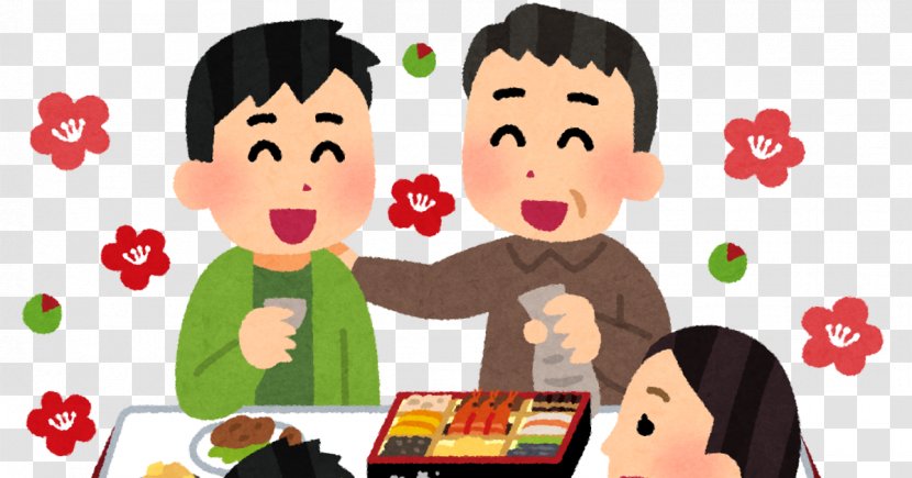 Japanese Cuisine Zōni Osechi Toshikoshi Soba Mochi - Friendship - Family Of 5 Transparent PNG