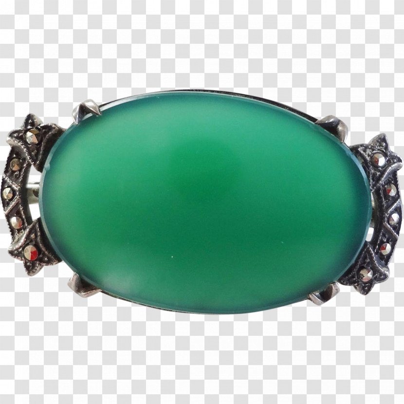 Jewellery Art Deco Brooch Ring Marcasite - Gemstone Transparent PNG