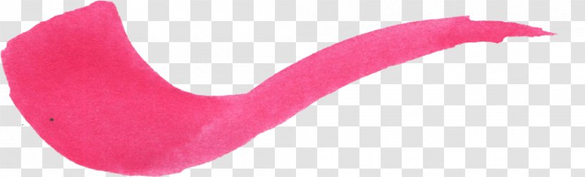 Watercolor Painting Brush - Pink - Lip Transparent PNG