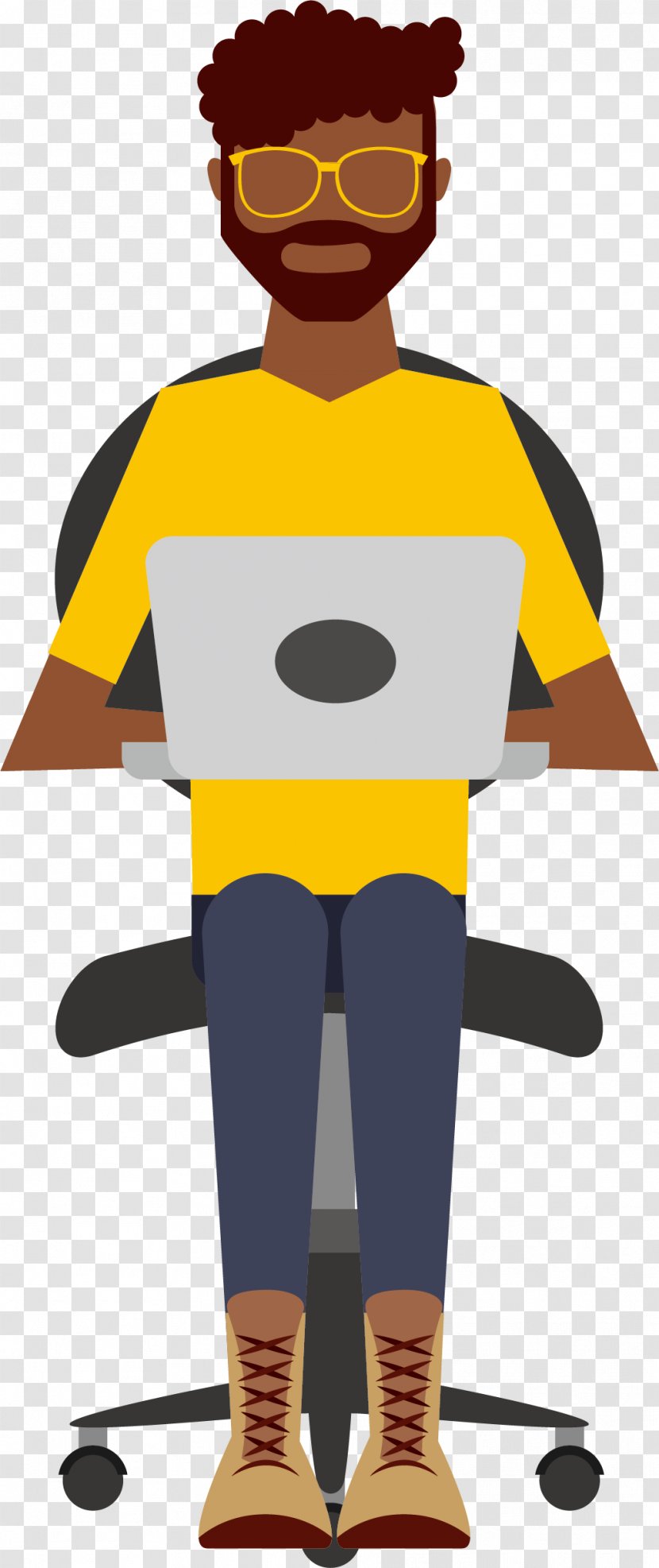 Computer Program Clip Art - Fictional Character - Typing Jingdong March ...