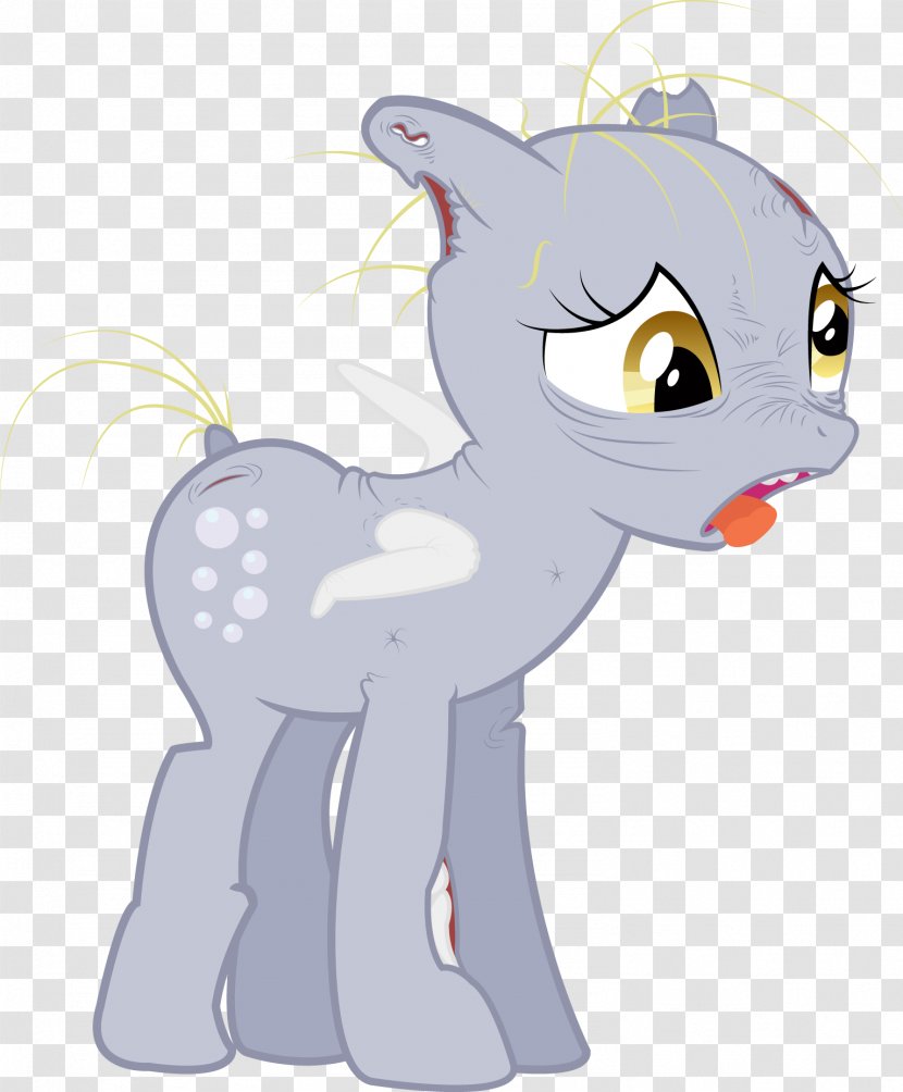 Derpy Hooves Pony Twilight Sparkle Whiskers Ghoul - Watercolor - Ditsy Transparent PNG