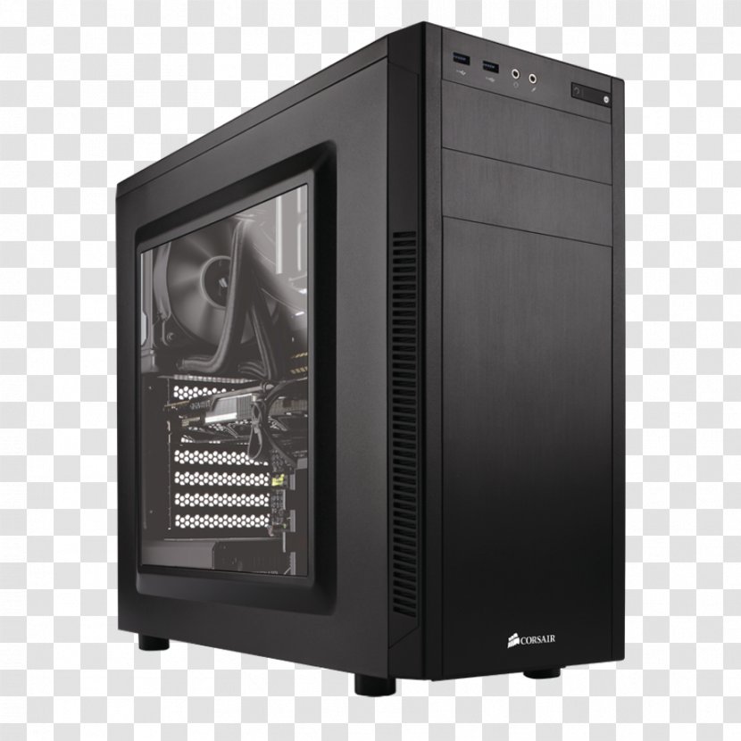 Computer Cases & Housings Power Supply Unit MicroATX Corsair Components - System Cooling Parts Transparent PNG
