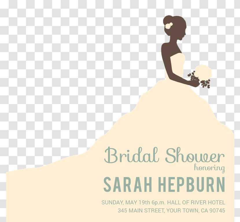 Wedding Invitation Bride Bridal Shower - Veil Transparent PNG