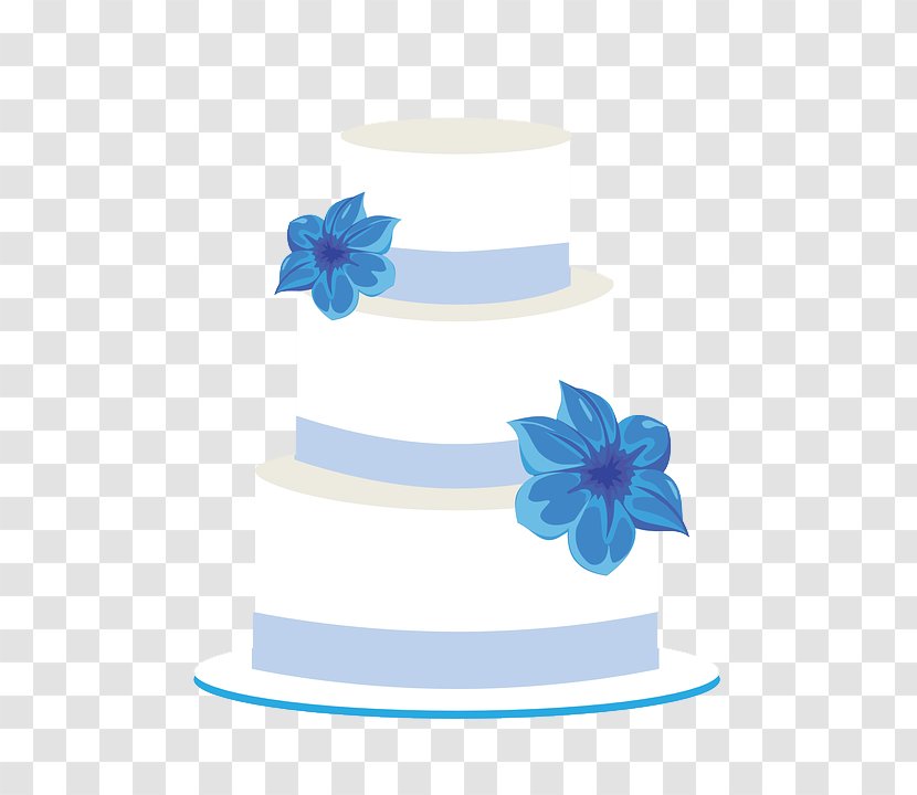 Wedding Cake Birthday Clip Art - Blue Was Delicious Transparent PNG