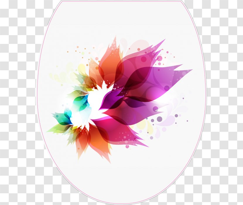 Abstract Art Clip Vector Graphics Image - Magenta Transparent PNG