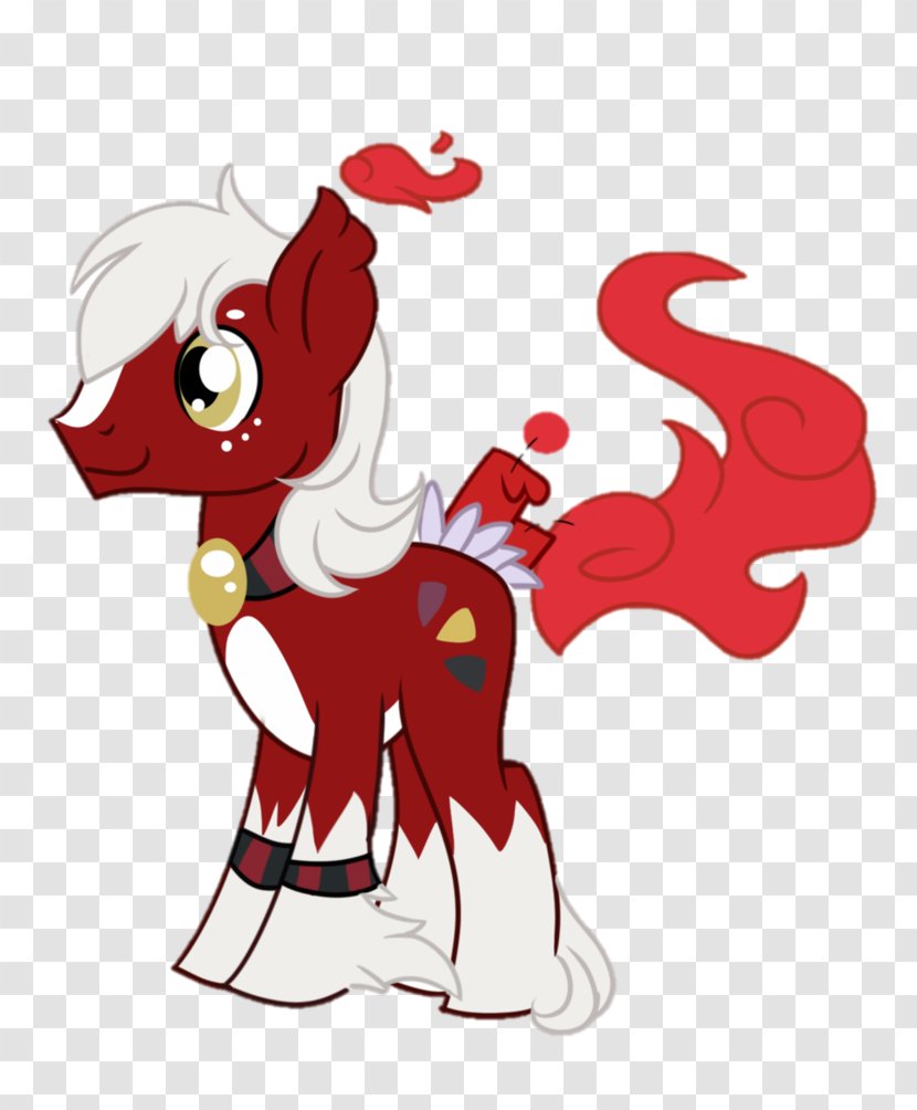 Horse Art - Flower - Red Velvet Transparent PNG