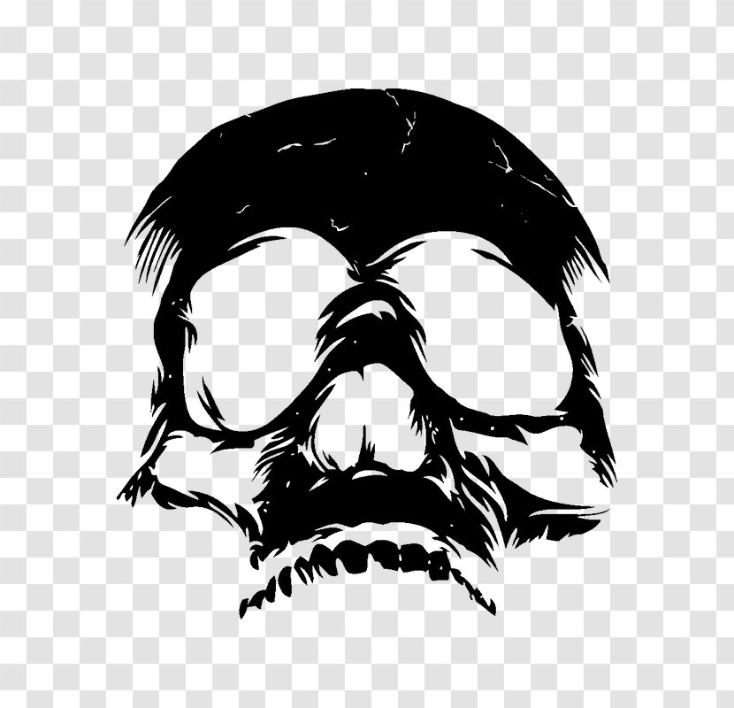 Decal Bumper Sticker Paper Skull - Motorcycle Transparent PNG