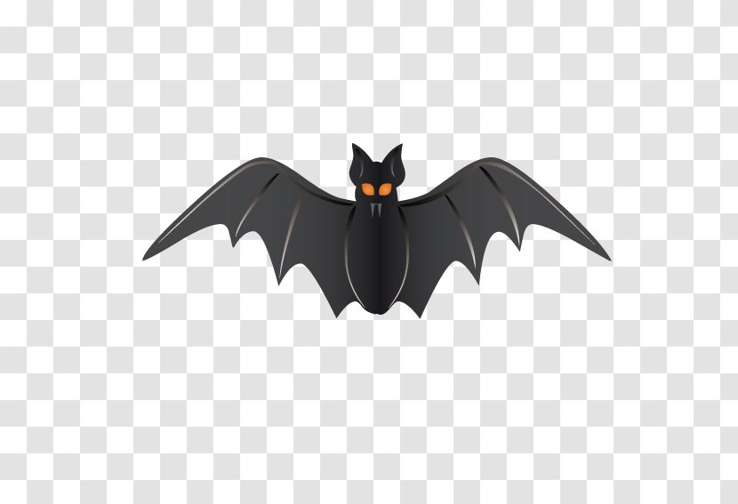 Bats For Kids Fang Clip Art - Vertebrate - Halloween Bat Transparent PNG