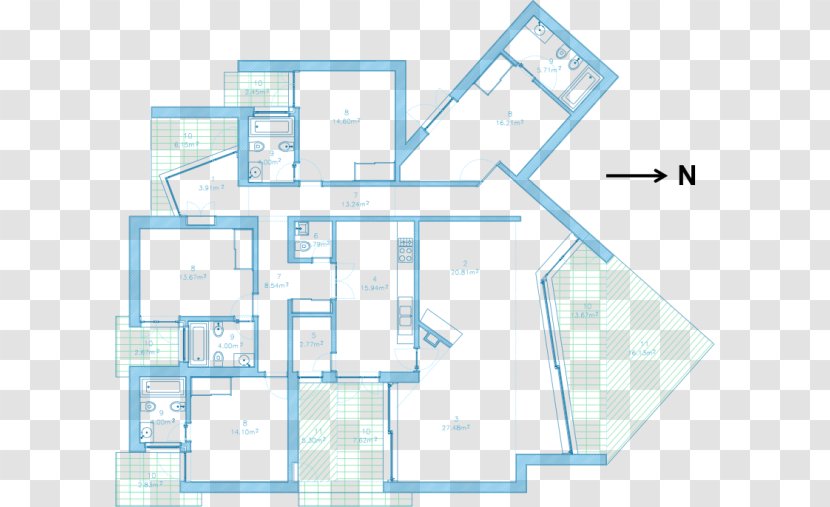 Architecture Floor Plan Engineering House - Property Transparent PNG