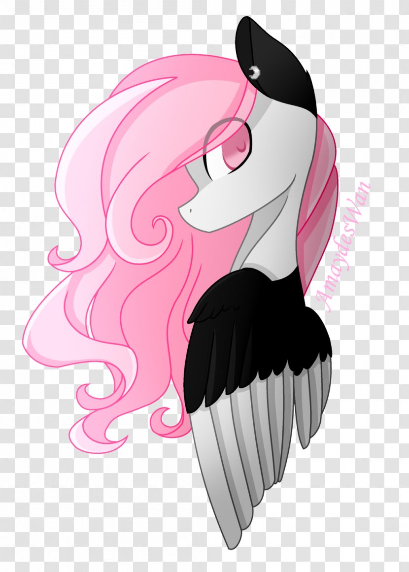 Horse Cartoon Pink M Legendary Creature - Flower Transparent PNG