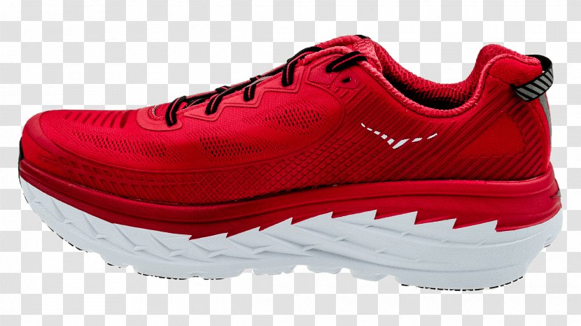 HOKA ONE Sneakers Sportswear Shoe Running - Walking - Red Risk Transparent PNG