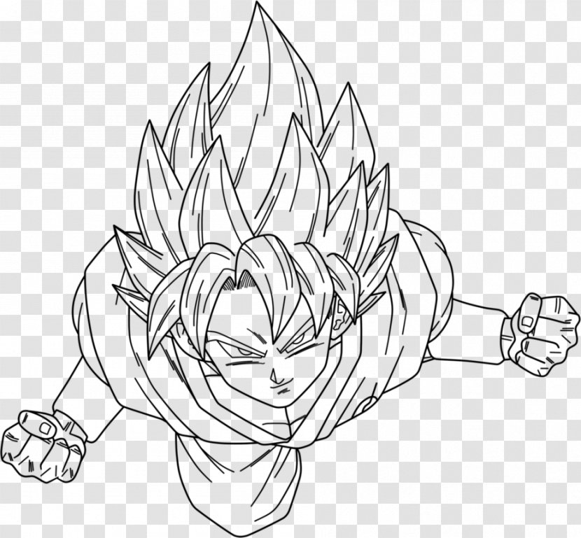 Goku Vegeta Super Saiya Saiyan Trunks - Drawing - Son Transparent PNG