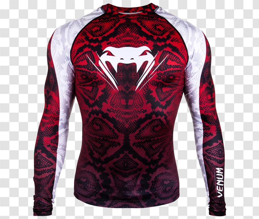 T-shirt Rash Guard Venum Sleeve Boxing Transparent PNG