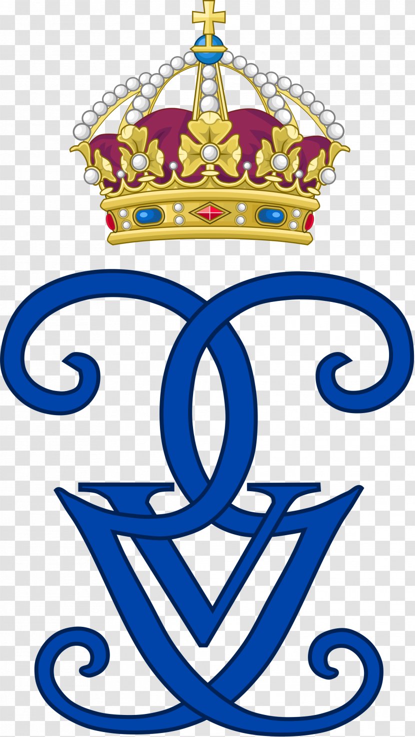 Gustaf V Of Sweden Royal Cypher Monogram Monarch - Artwork Transparent PNG