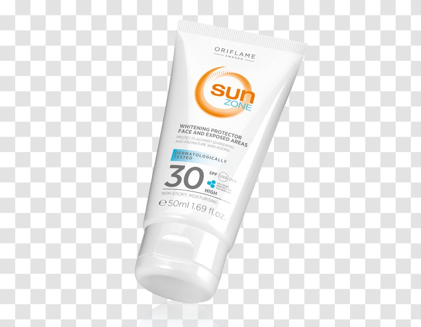 Sunscreen Lotion Factor De Protección Solar Oriflame Face - Water Transparent PNG