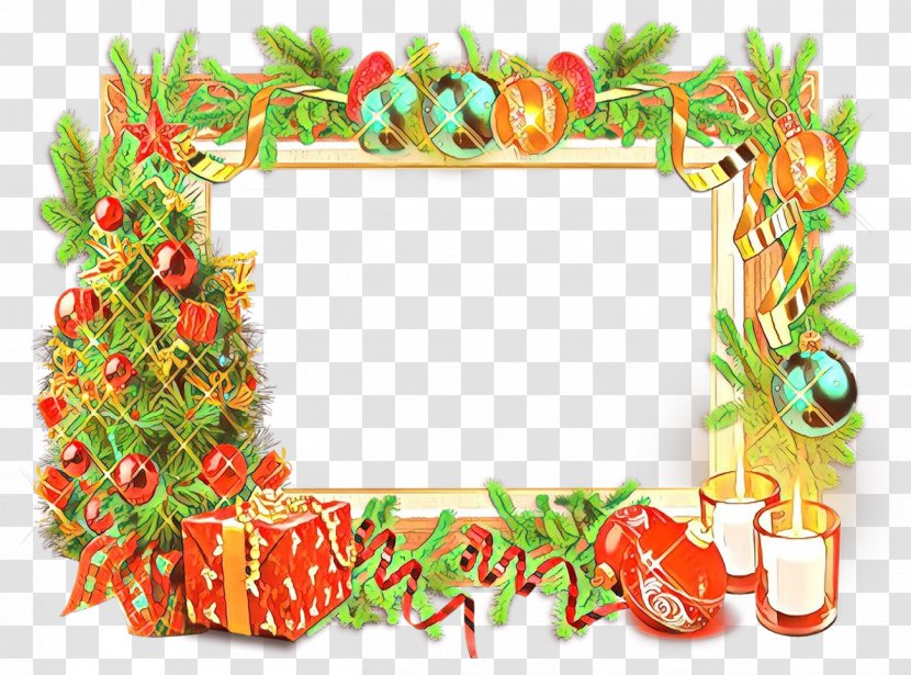 Christmas Card Frame - Picture - Decoration Interior Design Transparent PNG