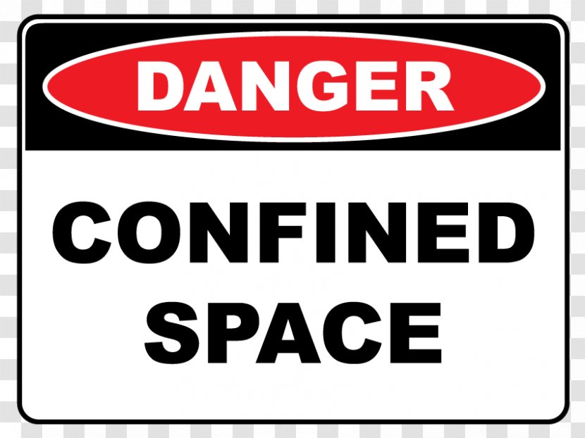 Confined Space Hazard Safety Risk Sign - Metal Business Cards Transparent PNG