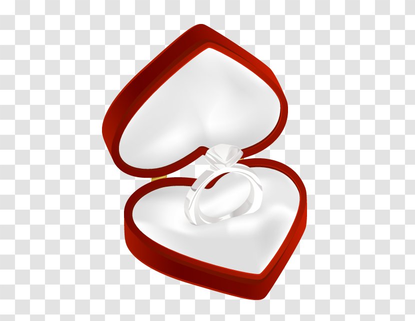 Heart Wedding Ring - Designer - Love Valentine's Day Gift Diamond Transparent PNG