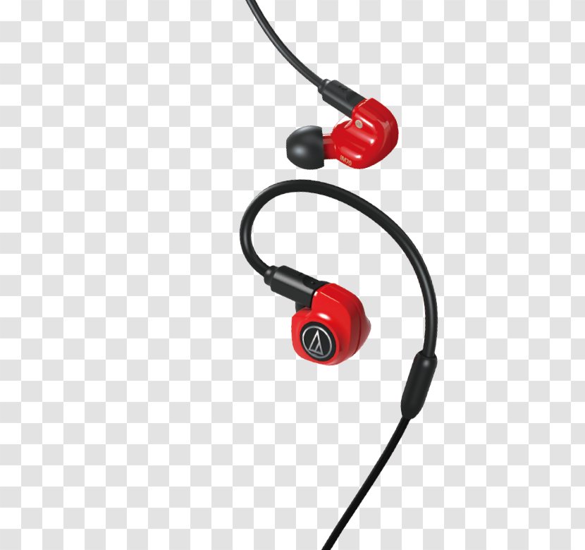 Audio Technica Sonic Fuel ATH-CKX9 In-Ear Headphones Black AUDIO-TECHNICA CORPORATION In-ear Monitor Transparent PNG