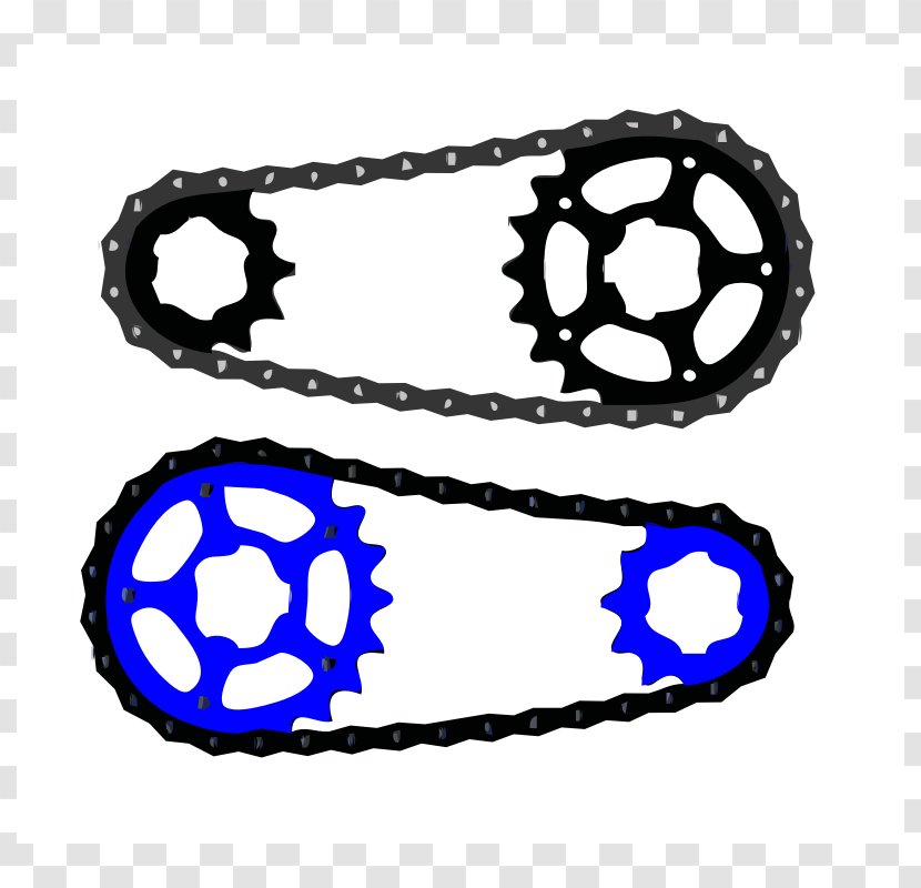 Bicycle Chains Cycling Clip Art - Motorcycle - Vector Free Transparent PNG