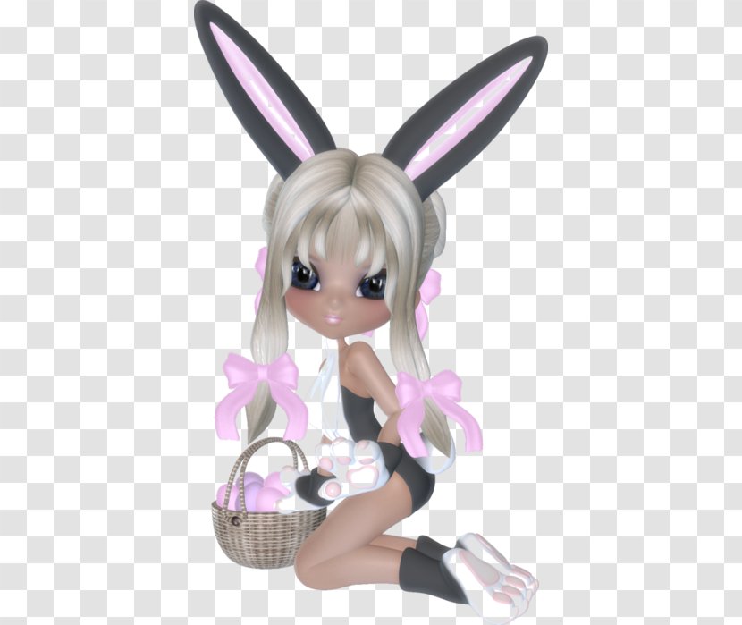 Ear Rabbit - Silhouette - Long Ears Dolls Transparent PNG