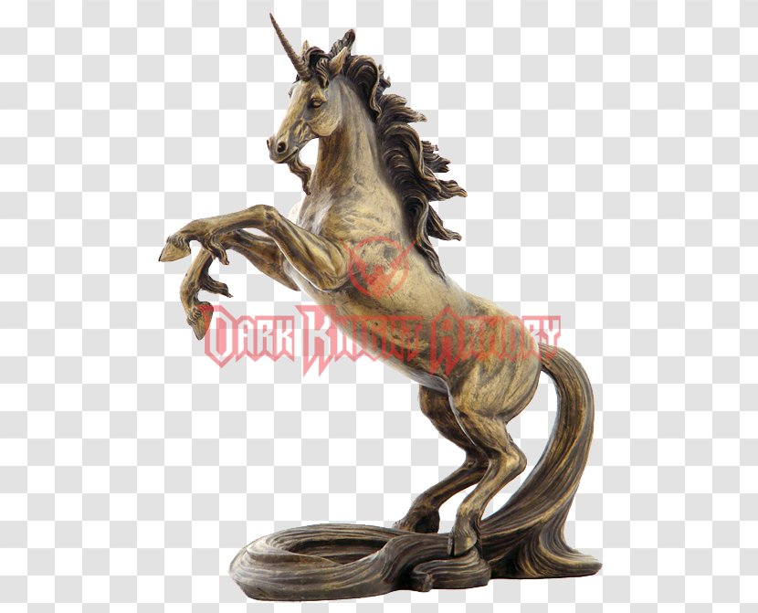 Statuary Bronze Sculpture Unicorn Statue - Tail Transparent PNG